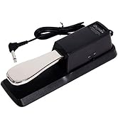 Cherub WTB-005 Sustain Pedal for all Electronic Keyboards & Digital Pianos (Black)