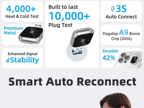 Wireless Carplay Adapter Apple Dongle