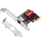2.5GBase-T PCIe Network Card, RTL8125B Network Adapter, Suitable for 2500/1000/100Mbps PCI Expres...