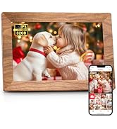 Frameo 10.1" Digital Picture Frame, Smart WiFi Digital Photo Frame with 1280x800 HD IPS Touch Scr...