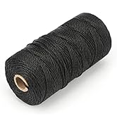 jijAcraft 426 Feet Black Nylon String, 36 Braided Mason Nylon Line, 100% Nylon Brick Line String,...