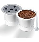 Stainless Steel Reusable K Cups, Refillable Kcups Coffee Filters, Reusable Coffee Pods for 1.0 & ...