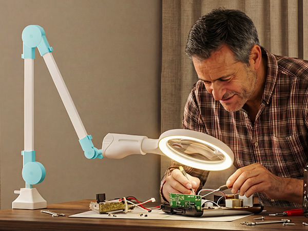 Magnifying Glass with Light