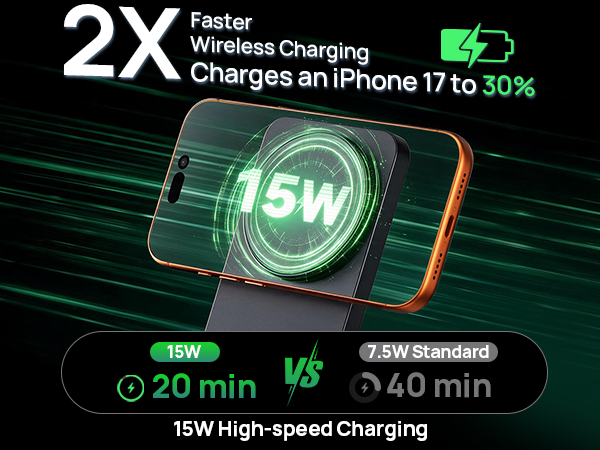 Foldable Phone and Watch Charging Dock for Apple iPhone