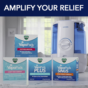 To amplify your relief using vicks sinus inhaler pair it with Vicks Vapoads