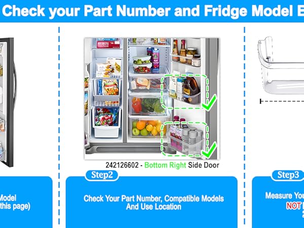 frigidaire fridge shelf replacement