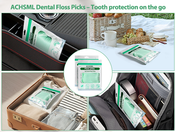 ACHSML Tooth Picks Flossers