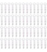 CREATCABIN 1 Box 80Pcs Headphone Dust Plug Cell Phone Jack Cover Transparent Plastic Dustproof Co...