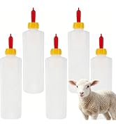 Alipis Goat Bottle with Nipples: 13. 5 Oz Lamb and Calf Feeder Kit - Baby Goat Bottle for Milk Re...