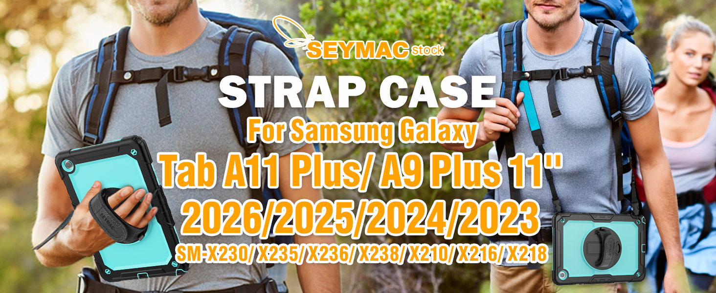 SEYMAC stock Samsung Galaxy Tab A11 Plus A9 Plus 11 inch 2026 2025, Full-Body Drop Protection Case