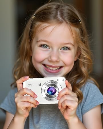 white digital camera