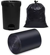 O2frepak 13 Gallon Multipurpose Tear-Resistant Trash Bags,Heavy Duty,Tastless and Black Garbage B...