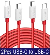 6.6FT USB C to USB C Cable for OnePlus 10T 5G 80W SUPERVOOC 65W Warp Charge for OnePlus 9 9Pro 8T...