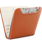 Pomelo Best Small Wallet Women RFID Blocking Bifold Leather Orange | Slim Credit Card Holder, ID ...
