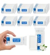 HAIFOTRVA 10 Pack Mini Travel Size Bar Soap Bulk,0.53 oz/15 grams Individually Wrapped Small Disp...