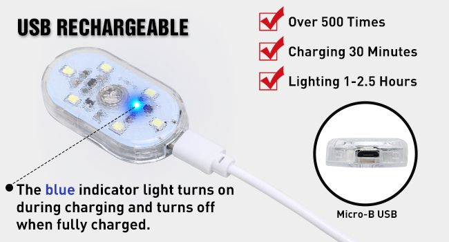 Nilight wireless car interior light