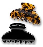 Big Claw Hair Clips for Women Girls Tortoise Hair Jaw Clips Large Hair Claw Clamps Celluloid Hair...