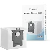6 Pack Dust Bags Compatible with Roborock Q5 Max+, S8 Pro Ultra, S8+, Q7 Max+/Max, Q8 Max+, S7 Pr...