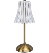 Cordless Table Lamp, 2000mAh Rechargeable Battery Operated Small Lamp, 3 Colors Touch Control Dim...