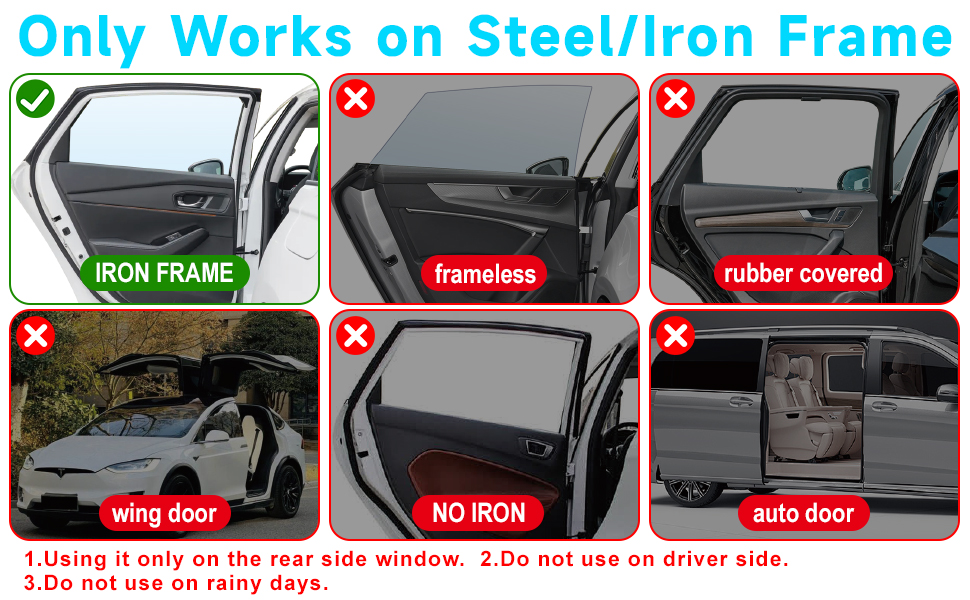 magnetic car sunshades