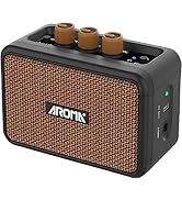 Ulumac Aroma Mini Guitar Amp, Rechargeable Electric Guitar Amplifier, Dual Speakers 5W, Wireless,...