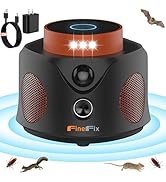FINEFIX Mice Repellent Indoor 2024 Upgraded Bat Repellent Ultrasonic Rodent Repeller Mouse Repell...