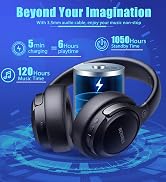 BERIBES Bluetooth Headphones Over Ear Wireless HiFi Stereo Headset 120H