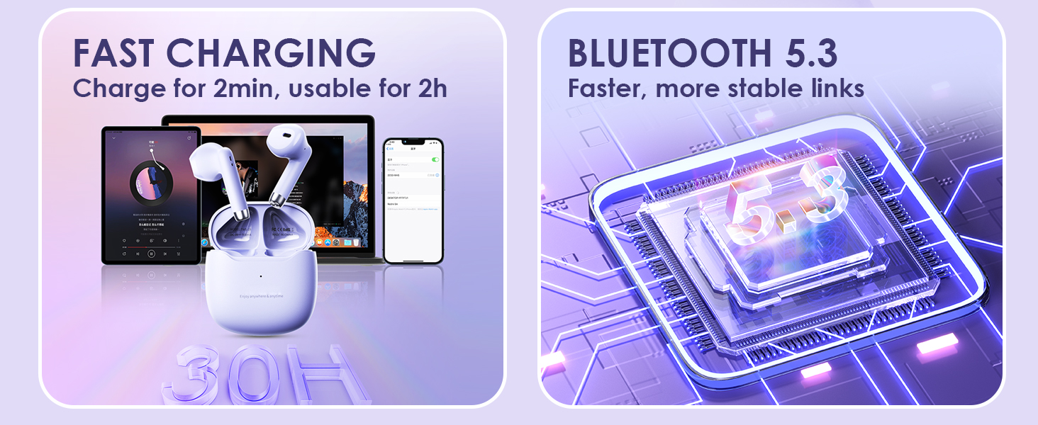 fast charging & Bluetooth 5.3