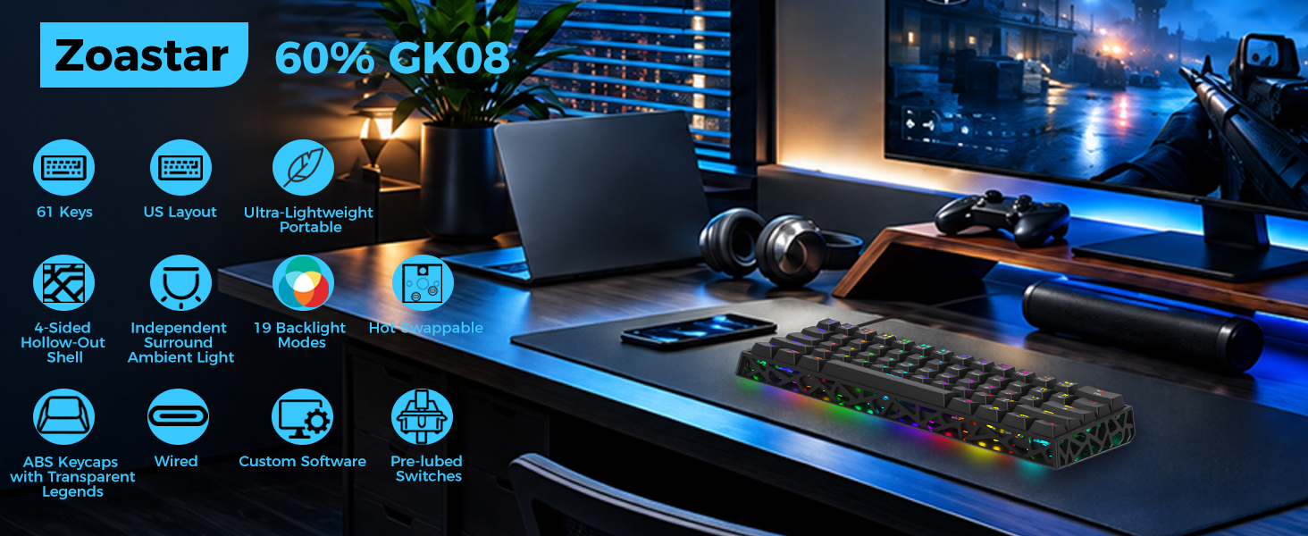 Gaming keyboard