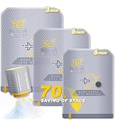 15-Pack Vacuum Bags for Travel with Wireless Rechargeable Pump, Carry-on Size Compression Packing...