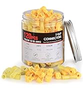 Nilight 120PCS/60 Pairs Quick Splice Disconnect Wire Terminals T-Tap Spade Wire Connectors Yellow...