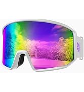 AzureWings Ski Goggles Snowboard Goggles for Men Women Adults Youth,Over Glasses OTG/100% UV Prot...