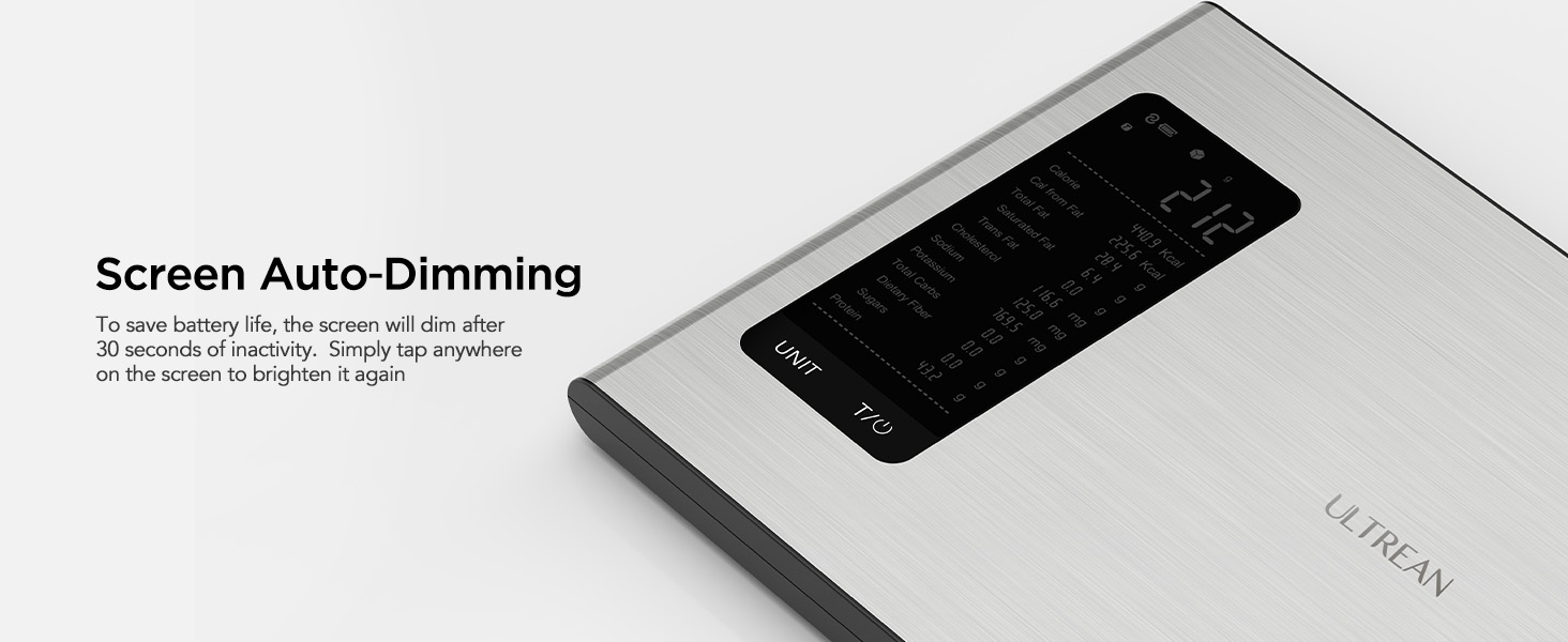 food scale with nutritional calculator