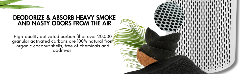 Smart Air Purifier for Home Large Room