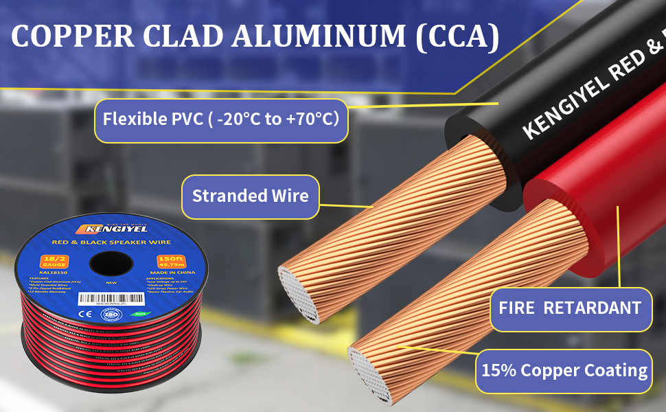 2 Conductors Red Black Cable