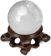 DOITOOL Wooden Stand for Crystal Sphere Quartz Ball Holder Wood Display Stand Base Decorative Orb...