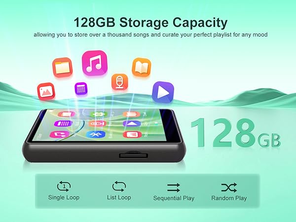 128GB mp3 player