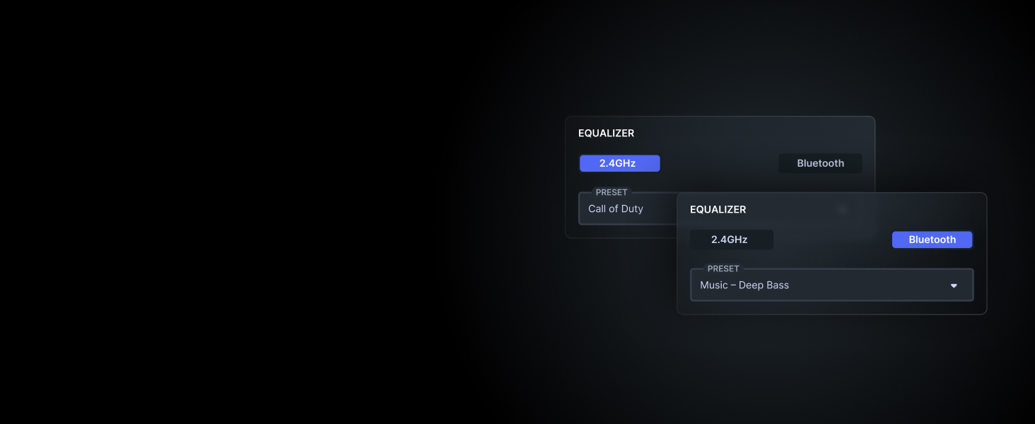 2.4 Ghz and Bluetooth settings
