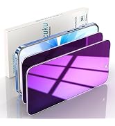 Bencuku 2 Pack Gradient Colorful Privacy Screen Protector for iPhone 17 | Anti Spy Private Temper...
