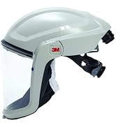 3M Versaflo Respiratory Faceshield Assembly M-206/37299(AAD), with Comfort Faceseal, Grey, Plasti...