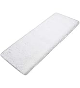 Sheepping Bath Rug Runner White Absorbent Long Bath Mat for Bathroom - Washable Non Slip Bath Mat...