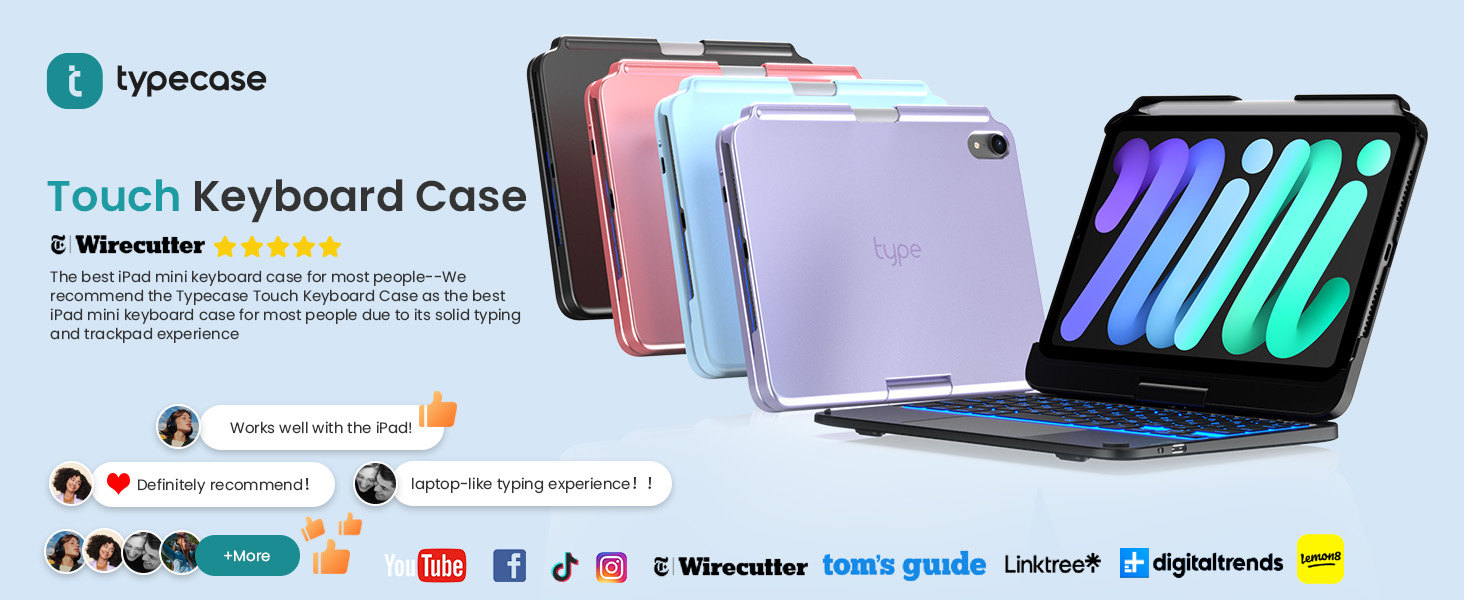 for ipad 7 mini case with keyboard