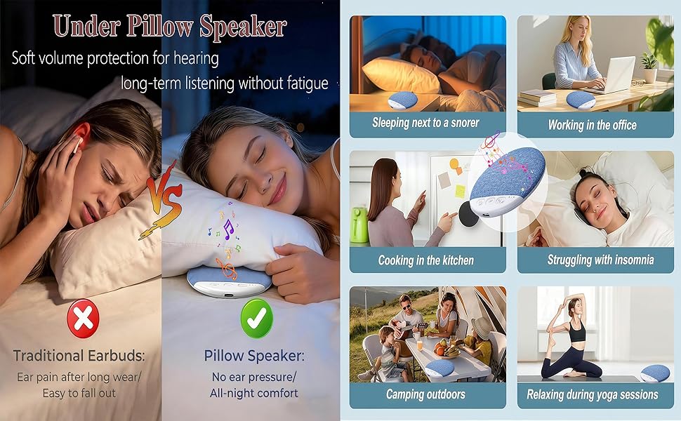 pillow speakers for sleeping