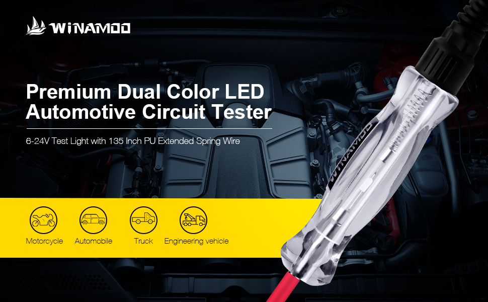 dual color led test light