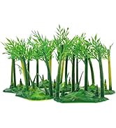 SHINEOFI 6Pcs Miniature Bamboo Tree Model Artificial Mini Bamboo Mountain Decoration Decorative R...