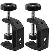 LEADRISE Universal C-Clamp With 1/4 And 3/8 Thread Hole For Desktop Mount Holder LCD Monitor Flas...