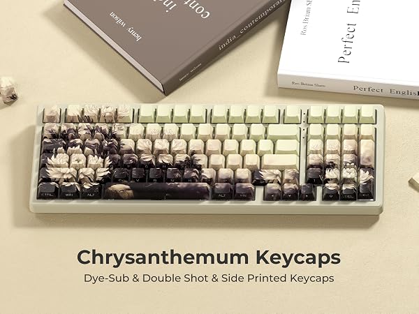 Chrysanthemum keycaps