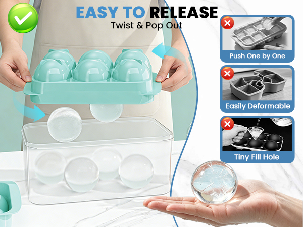 This all-in-one kit replaces freezer clutter with a streamlined ice-making system
