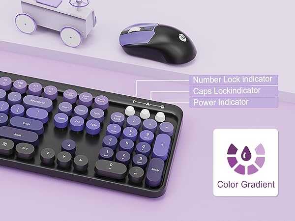 clicky wireless keyboard
