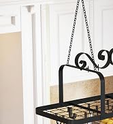 Square Metal Pan Rack Hanging